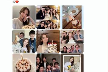 楊丞琳曬慶生照，40歲幼態感不輸小姑娘，與好友同框賣萌超少女