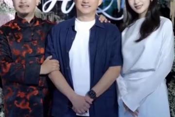 黃海波曲柵柵慶祝結婚十周年，感謝妻子不離不棄，黃磊在喜宴發言