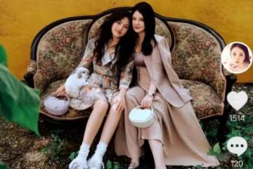李湘母女合體登封,辣媽瘦一圈腿和女兒一樣細,王詩齡美出高級感
