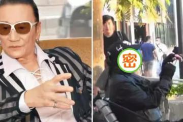 謝霆鋒父親謝賢拄拐現身,走路不穩差點摔倒,85歲長期獨居惹心酸