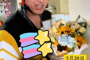 女子被異性送花表白，喊跑腿小哥給閨蜜挨個送去炫耀：花好看吧