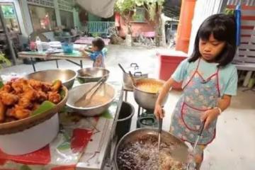 父母離異不管！9歲女童「開炸雞店當老闆」養大2弟弟 「小小身驅扛全家」堅持微笑面對：越累越幸福