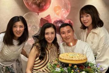 李嘉欣和姐姐一起慶生,62歲李嘉明變漂亮,姐妹同框吃和牛