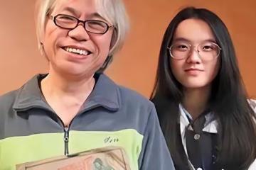 「爺孫戀」林靖恩好了：剪掉長發蹲在橋上，眼裡還泛著淚光