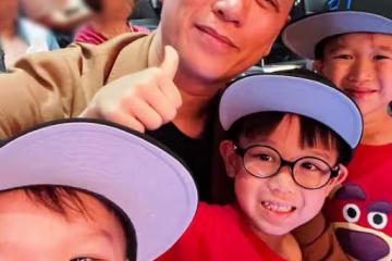 胡杏兒父親節感謝富豪老公，曬有3個兒子的幸福，手寫信很可愛