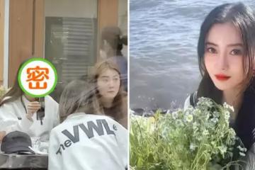 baby和閨蜜喝下午茶被偶遇，還沒化妝就出門，生圖下「純素顏露面」臉色太蒼白，網友：似乎有些疲憊