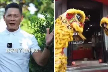 「陳皮大王」TVB男星林敬剛內地開餐廳！開業禮請舞獅表演，還經營著200畝果園