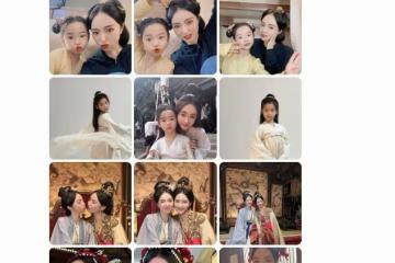 董璇曬女兒片場照,8歲酒窩演技了得星范兒足,鏡頭感比媽媽還好