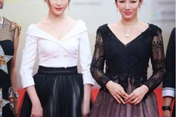 甘婷婷不愧是「最美潘金蓮」,與黃奕同框氣質真不差,穿著挺大氣
