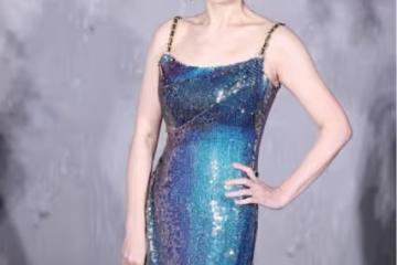 王琳這身材與膚色真讓人羨慕,穿「液體裙」女人味十足,太美了