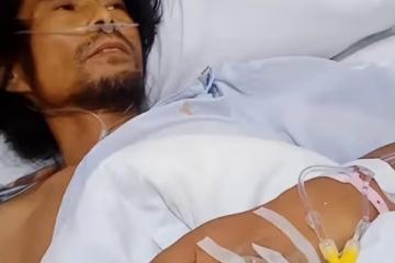 麵筋哥病情復發:已經瘦到只剩皮包骨,躺在病房裡接受治療