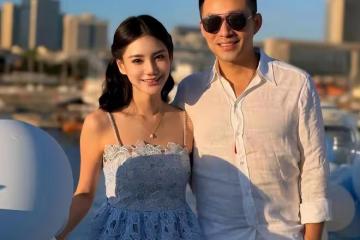 汪小菲43歲生日，妻子小梅互抹蛋糕，願望是希望早生貴子