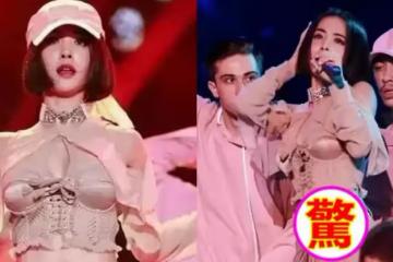 觀眾都慌了！蔡依林跳舞太投入，褲子不慎滑落沒注意，淡定跳完全場，引觀眾大贊：太敬業!