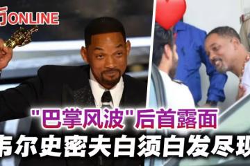 「巴掌風波」後現身機場　韋爾史密夫一頭白髮顯滄桑