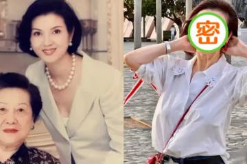 謝玲玲老了不包裝也漂亮,65歲穿白襯衫牛仔褲顯年輕,而且氣質高貴!