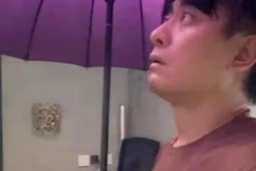 明星豪宅也漏成水簾洞？陳赫、陳龍發文吐槽，暴雨中自嘲樂觀撐傘