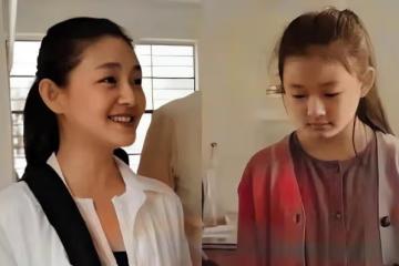 大S女兒和汪小菲團聚，披著一頭長髮，張蘭感慨孫女長大了好多