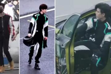 任嘉倫《暮色心約》賽車手造型飯拍路透