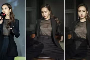 40歲蔡依林真敢穿！全套西裝被網紗下「內搭」搶鏡，女王范兒依舊很足❤
