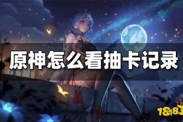 原神怎麼看抽卡記錄 抽卡記錄怎麼看