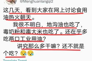 太猛！鳳姐在美談國內混裝油一針見血，順便揭露其他幾個「有毒」