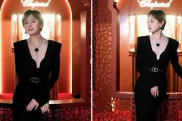 孫儷戴61克拉祖母綠項鍊,貴氣逼人如女王,全身珠寶5千多萬瘦得不見肉,實在是太美了