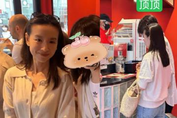 董潔帶兒子出國度假，15歲頂頂被誇帥氣趕超潘粵明，母子好似情侶