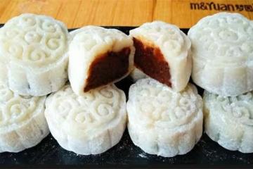 月餅新做法,不用麵粉,不用烤箱,手不沾面,筷子一攪,勁道軟糯