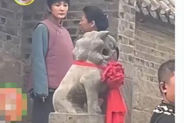 楊冪農村婦女劇照曝光，網友評論「村姑衣服妖精臉蛋」