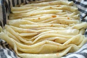 40秒出鍋快速做餅方法,烙制不用一滴油,柔軟勁道,個個鼓起大泡