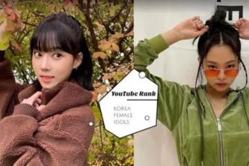 2021最新！韓國搜尋量最高女愛豆TOP10，Jennie排第三、冠軍是她
