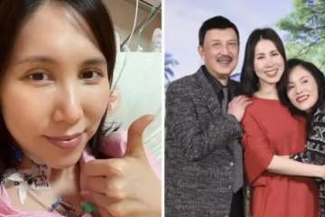 余苑綺病況惡化！抗癌8年「肺有東西爆開」癌指數再飆高　拖病體「現身向他道謝」余天沉重：只能多陪伴