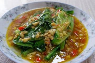 油麥菜新吃法，蒜汁油麥菜，簡單易做好吃，快手菜先收藏起來