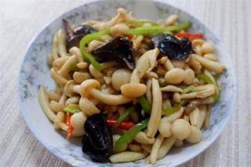 家常炒白玉菇,微辣咸香,鮮香滑爽,白玉菇這樣做也是下飯菜
