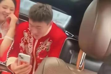 男子大喜之日,接到釣友的電話,看著漂亮妻子左右為難:到底選誰