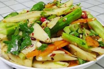 山藥新吃法,不炒不燉不放油,爽口脆嫩,開胃好吃,太給力了