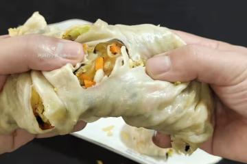 比蘿蔔營養、比白菜鮮,這個「菜王」使勁吃!簡單蒸個菜卷,皮薄餡足、特解饞