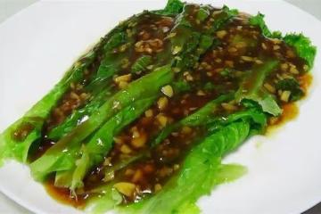 生菜最好吃的做法,一道蚝油生菜,鮮嫩可口,主要做法也簡單