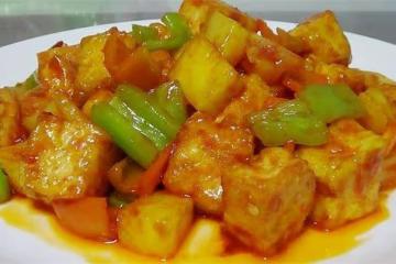 豆腐就該這樣吃,一道菠蘿咕咾豆腐,酸甜可口,開胃營養,收藏了
