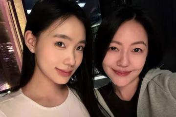 小S和二女兒lily一起拍代言，高出媽媽一個頭，氣質像林志玲