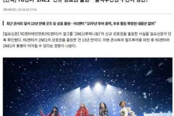 YG再次申請2NE1商標權