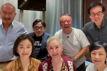 林青霞曬照，7個平均年齡71歲的明星聚會，晚年生活個個滋潤幸福