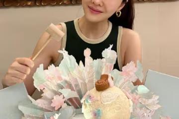 熊黛林中秋節曬全家福,夫妻二人恩愛如初,雙胞胎女兒越長越漂亮