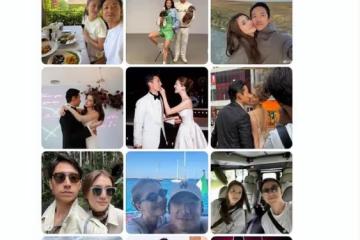 吳千語31歲生日，施伯雄曬多張合照秀恩愛，小兩口當眾親親甜齁了