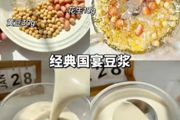 豆漿,雜糧糊,親測好喝