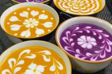 拉花米糊
