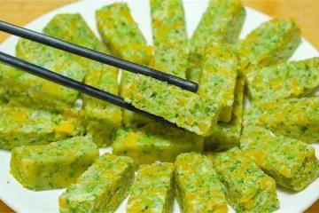 秋天要多吃南瓜,加一朵西蘭花,不用燉不用炒,一口一塊真過癮