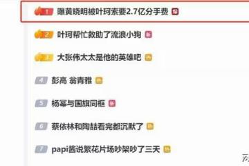 黃曉明遭遇殺豬盤!葉柯懷孕鬧情變索要2.7億分手費,當事人沉默