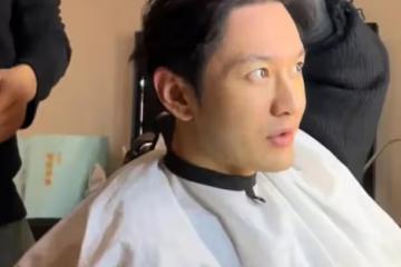 被葉柯榨乾!47歲黃曉明近照曝光,發量稀疏有白頭髮,難怪要戴假髮