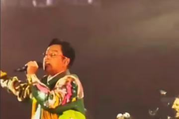 感人!譚詠麟成都演唱會隔空喊話刀郎,萬人合唱《披著羊皮的狼》